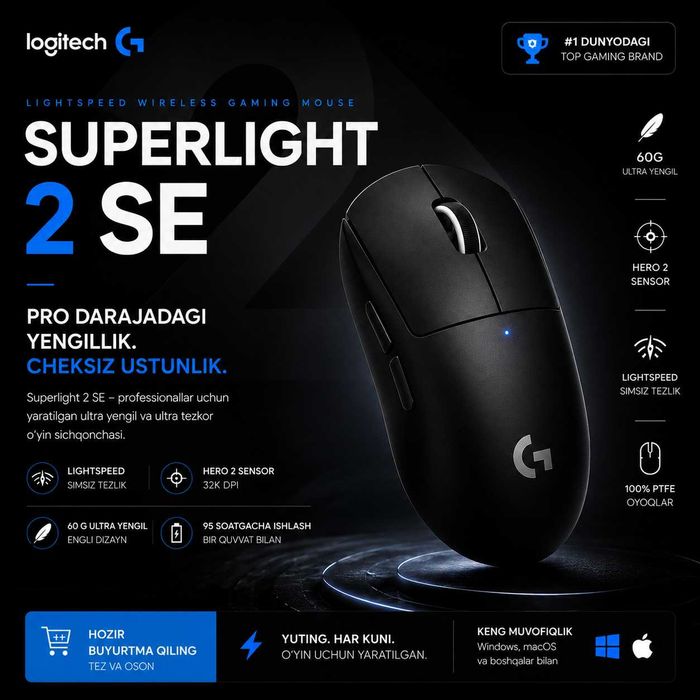 Logitech Superlight 2 se