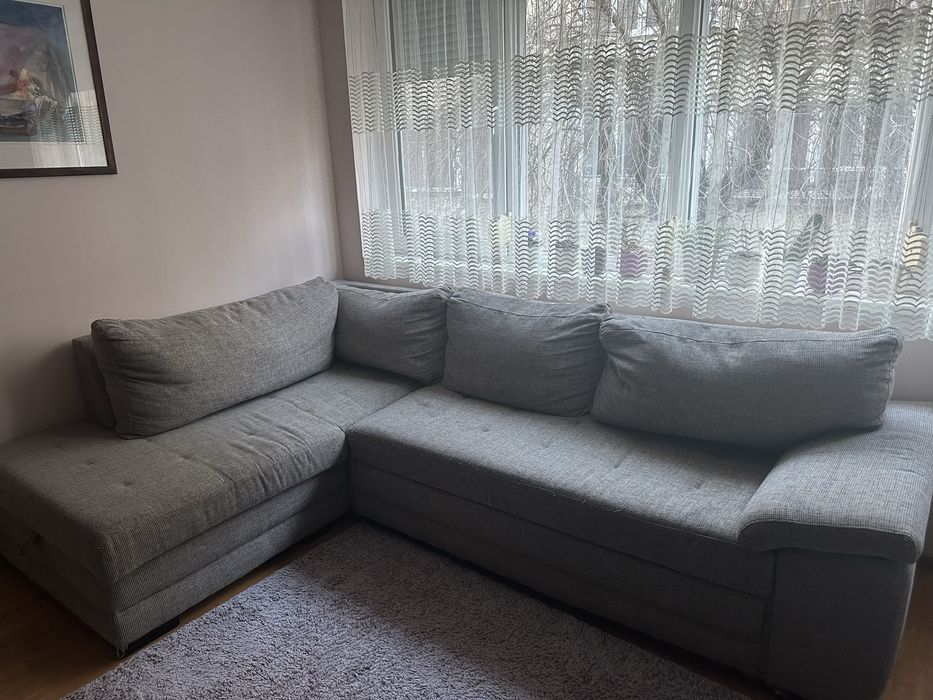 Ъглов Диван с функция за сън