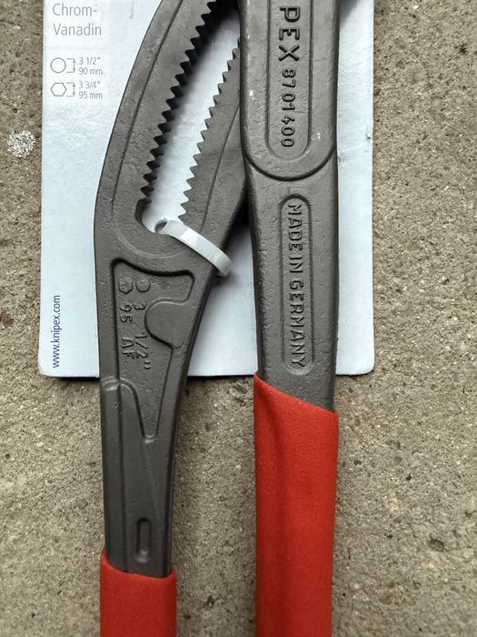 Cleste Papagal Knipex Cobra XL  87 01 400 Nou Chrom Vanadium