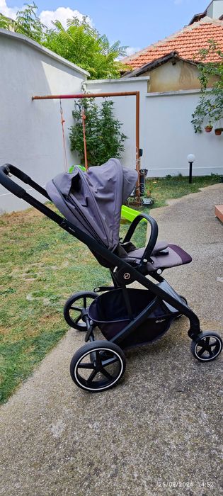Отлична бебешка количка 3в1 Cybex Balios S и стол за кола Aton 5
