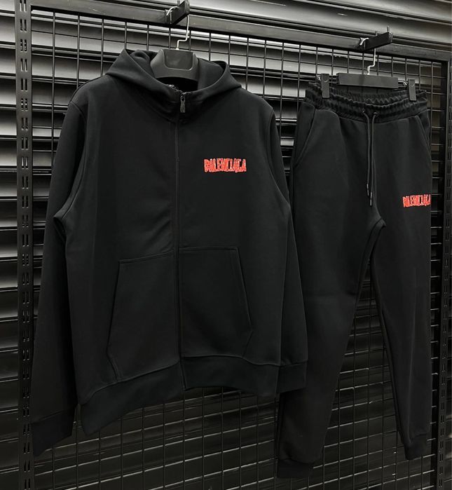 Trening Barbati Balenciaga Negru & Rosu!