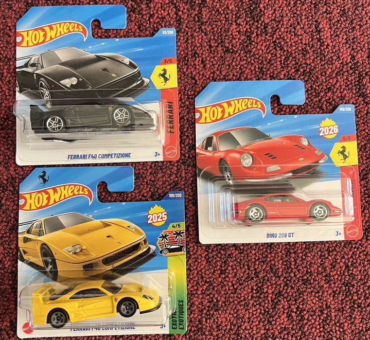 Masinute Hot Wheels Ferrari 5 Pack / 12Cilindri / SF90 Stradale