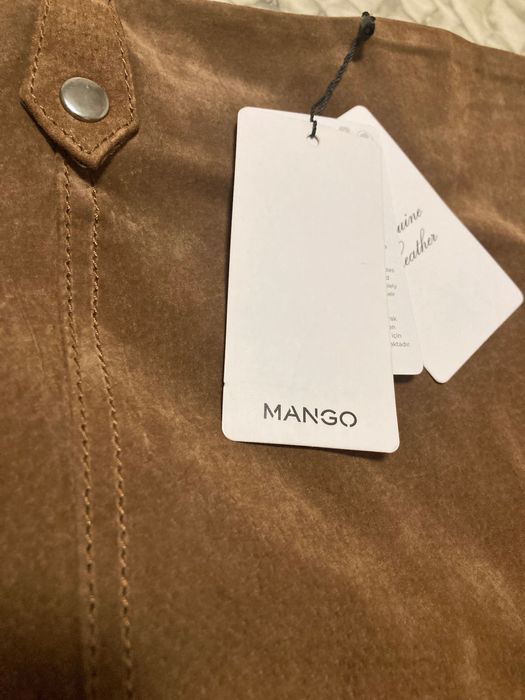 Mango -пола естествена кожа