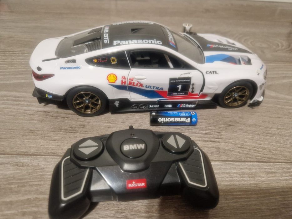 Set de constructie Rastar BMW M8 GTE, 66 elemente, alb, 26x13x7cm