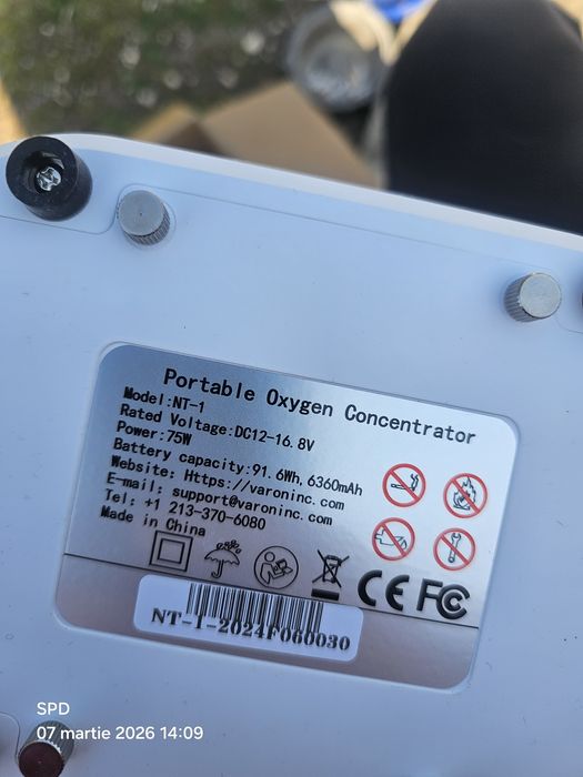 Concentrator de oxigen NOU