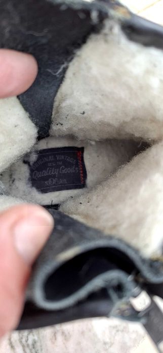 Ghete negre piele imblanite s.Oliver 39