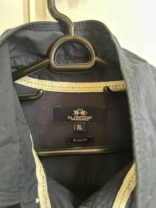La Martina риза тъмносиня slim fit като нова