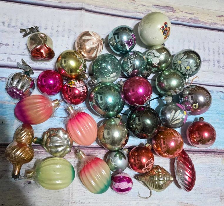 Игрушки стекло, советские