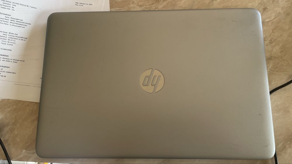 Laptop HP Elite Book 850 G3, 15,4 inch, TOUCHSCREEN,intel i5 6300U