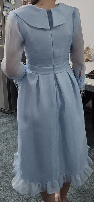 ROCHIE de ocazie din organza, #babyblue