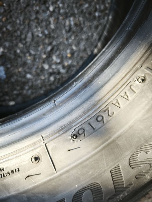 215/60/16" 4бр Bridgestone turanza t001,dot2616,7mm