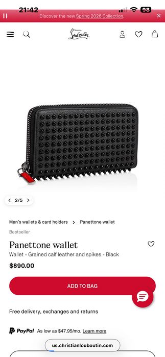 Портмоне Christian Louboutin