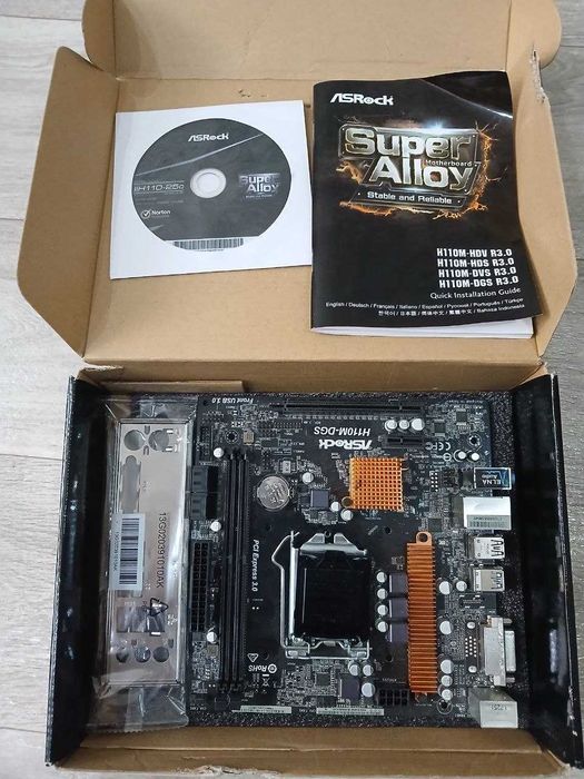 Комплектующие Intel i5 7400,ASRock H110M,AeroCool VX Plus 600