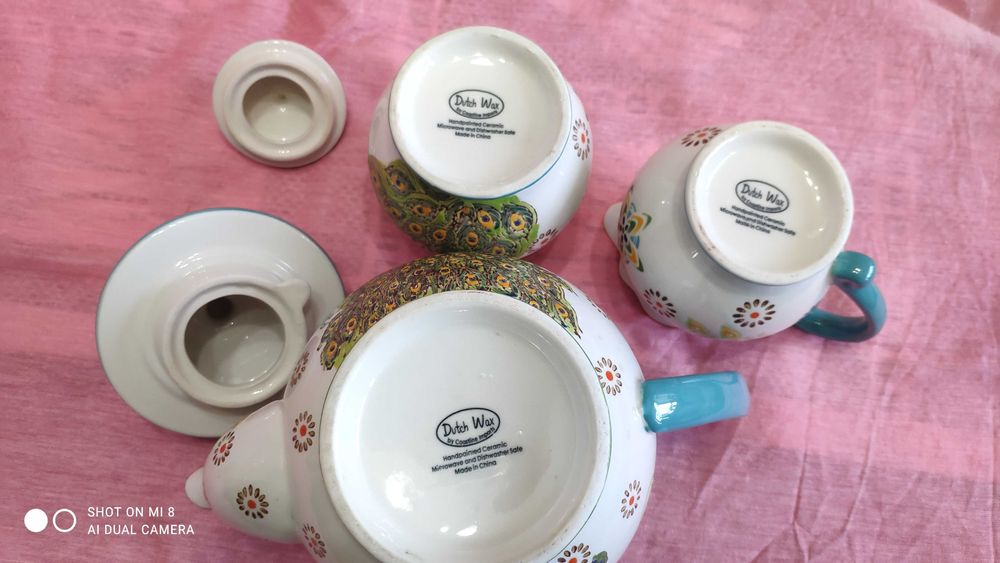 Ръчно рисуван китайски сервиз за Чай