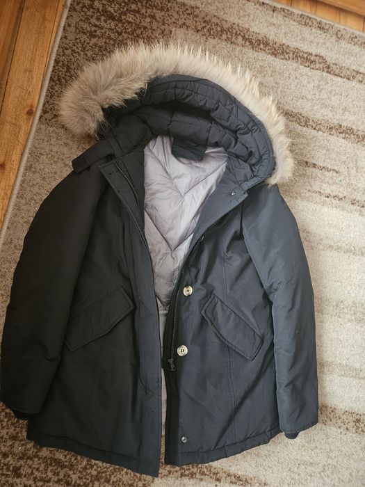 Зимна парка естествен косъм Л размер