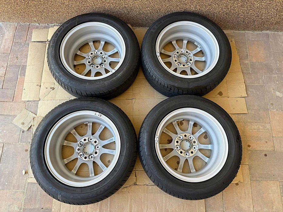 Roti complete import Germania: jante orginale BMW Style 390, ca si noi Seria 1 3 4 F20 F30 F31 F32 F33 + 205 60 16 VARA Goodyear Runflat