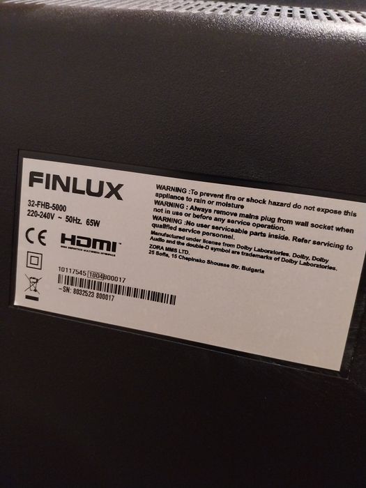 Телевизор FINLUX 32 инча.