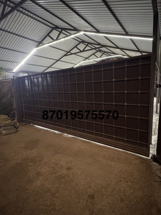 Ворота на балке