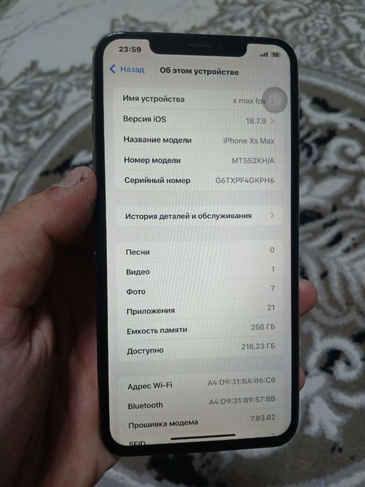 iphone xs max 256gb kha