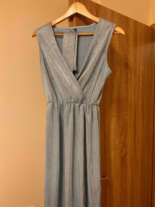 Светлосиня рокля М размер