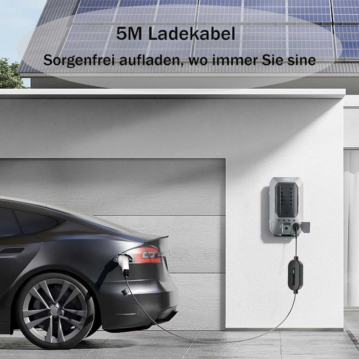 Преносима станция за зареждане на електрически автомобил 16A 5M,1 фаза