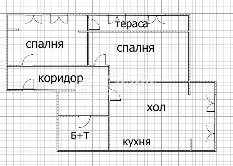 Двустаен ТУХЛЕН РАЗШИРЕН преустроен в ТРИСТАЕН апартамент - кв.Център!