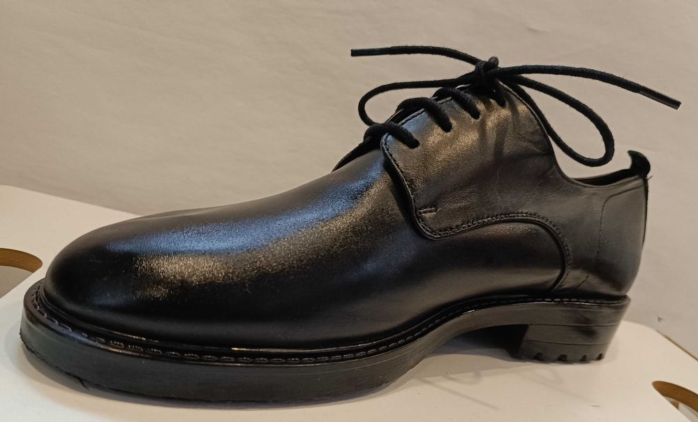 Pantofi derby plain toe 43 premium Lumberjack piele naturala moale