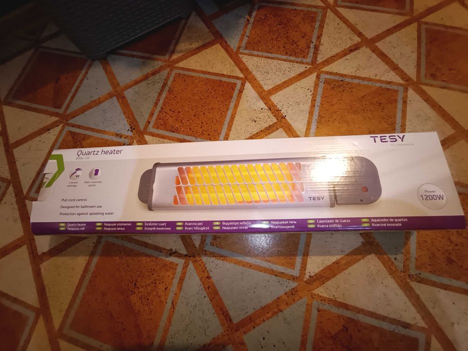 Кварцова печка Tesy!