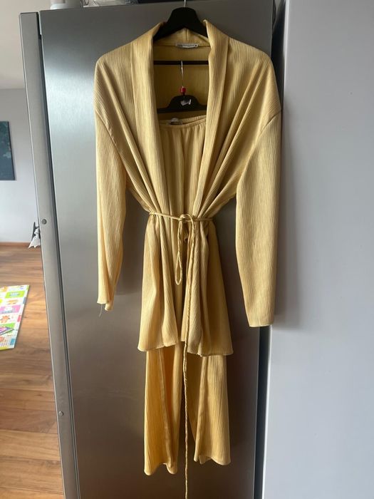 Zara set комплект от кимоно и панталон