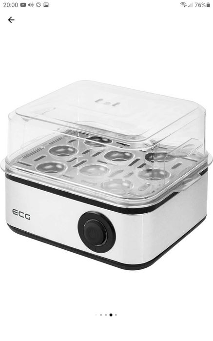 Aparat de fiert si prajit oua,500 W, 8 oua fierte, 4 oua prajite, nou