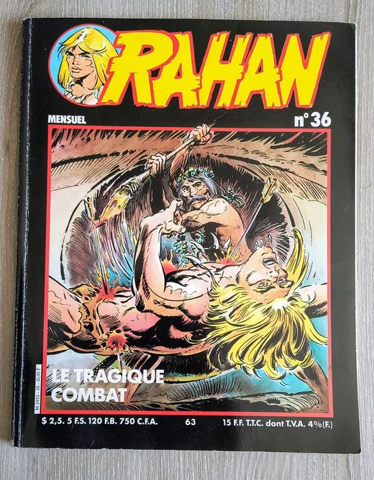 Rahan Nr 36 rar- Moartea lui Rahan - ed. Franceza originala