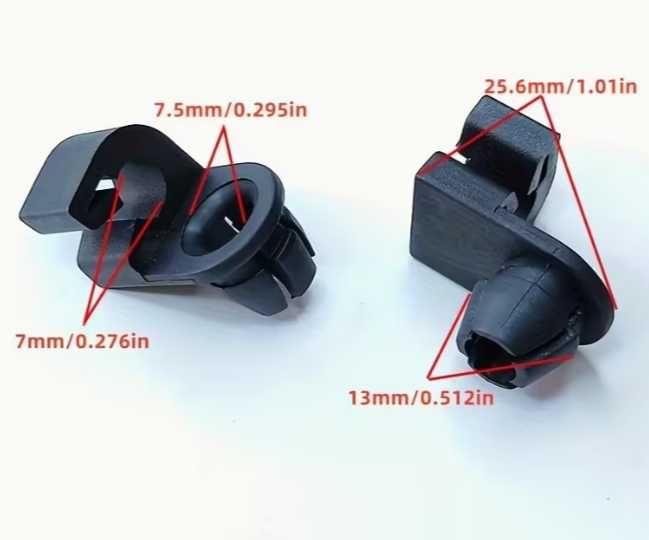 10х Клипсове за стойка на преден капак
