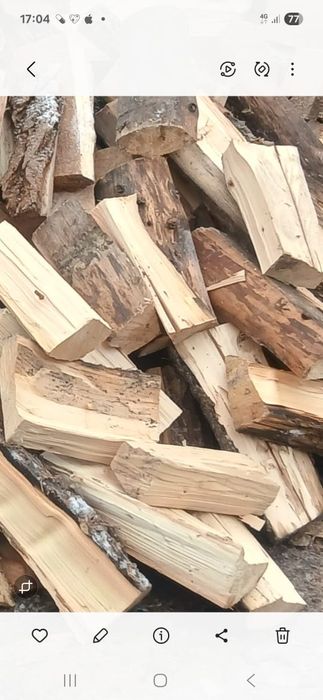 Дрова сухие рубленые в мешках и кубами доставка дров