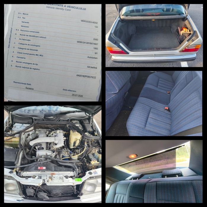 Mercedes w124 diesel 1993 istoric manual