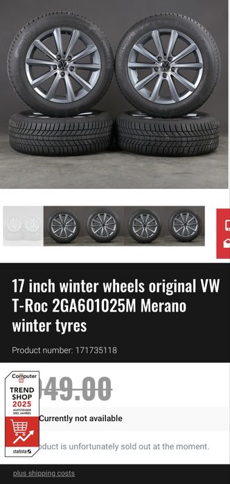Jante oem 5x112 Vw/Skoda/Seat R17