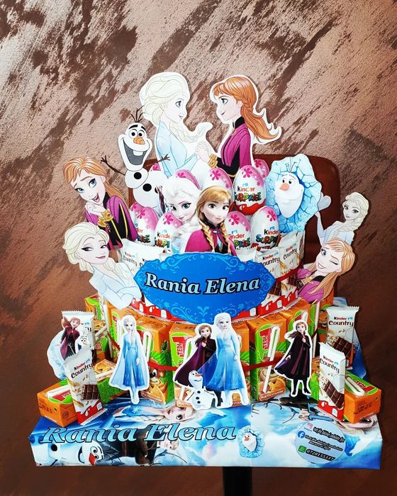 Tort din dulciuri ambalate , tort din dulciuri , tort gradinita