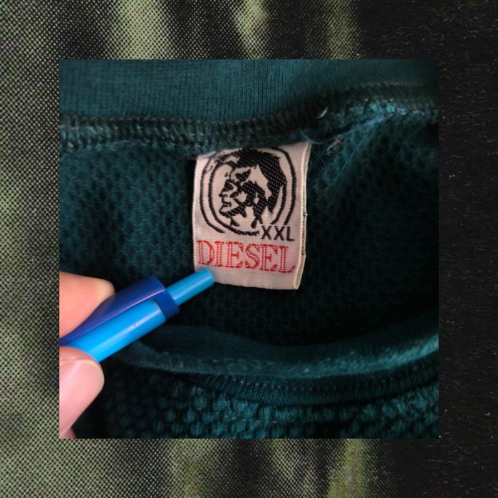 Diesel Big Logo Памучна Тениска