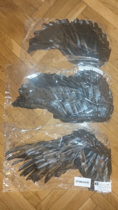 Ангелски крила, бели  ,размер 60/30см