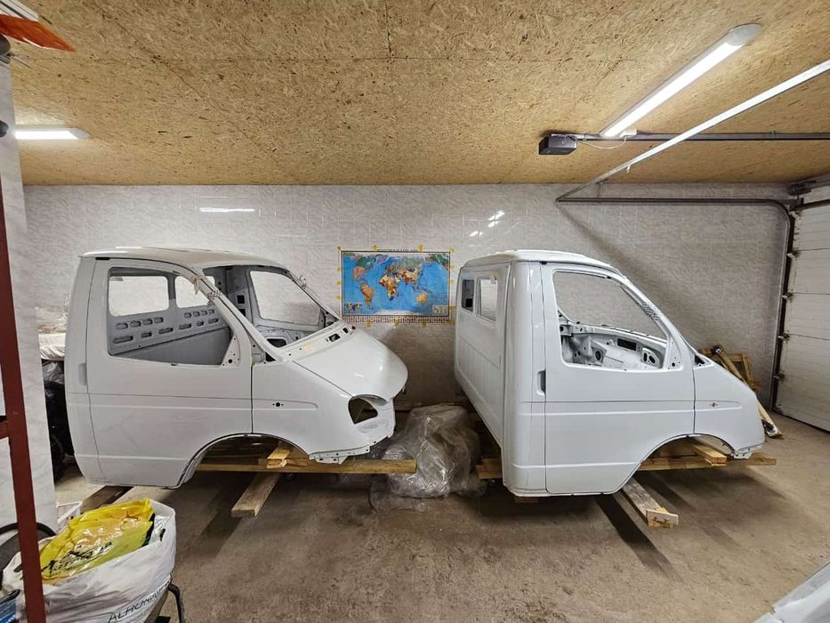 Кабины на Газель в наличии с документами фермер/ 3х местный