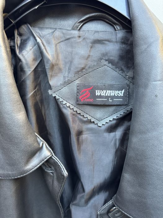 Wanwest trench unisex imitație piele