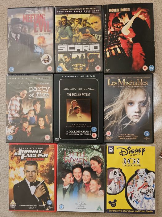 Оригинални DVD на Английски език от лична колекция