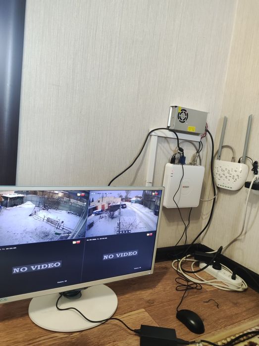 Установка камер видеонаблюдение и охранная сигнализация