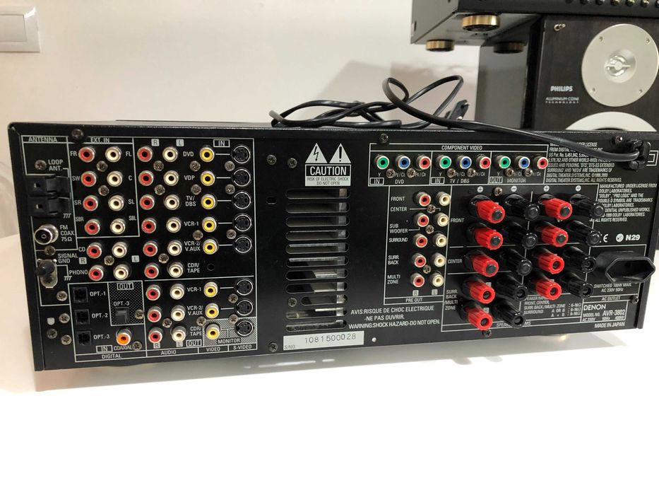 Denon AVR-3802, amplituner 7.1 dolby digital, prologic, DTS, reciver