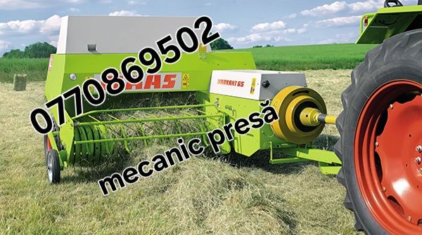 Mecanic prese baloții