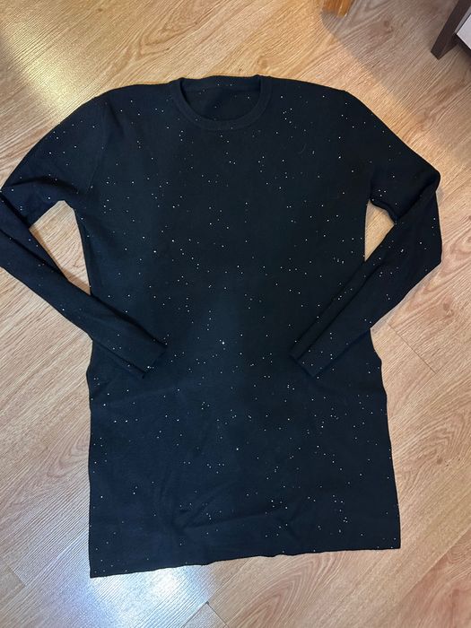 Дамски плетен комплект с пайети