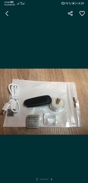 Vand baterii 337 pentru casca japoneza de copiat