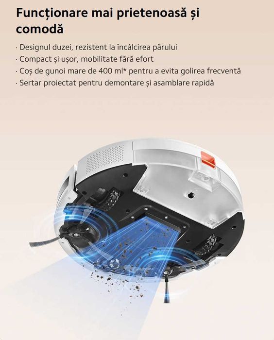 Xiaomi Robot Vacuum E5 Robot aspirator, set complet, cu cutie.