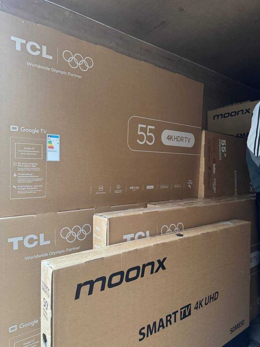 Телевизор TCL 55 V6C LED 4K 60hz Google TV голосовой управления есть