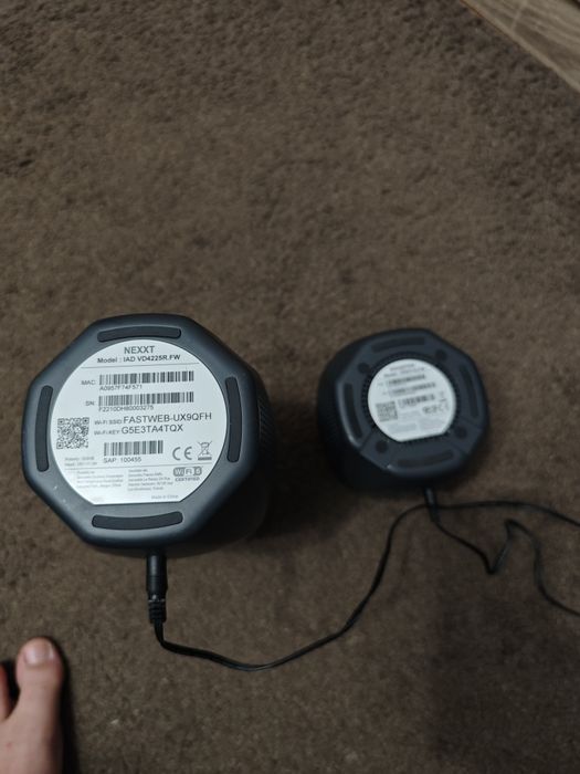 Sistem routere wireless Fastweb Nexxt and Booster cu Amazon Alexa inte