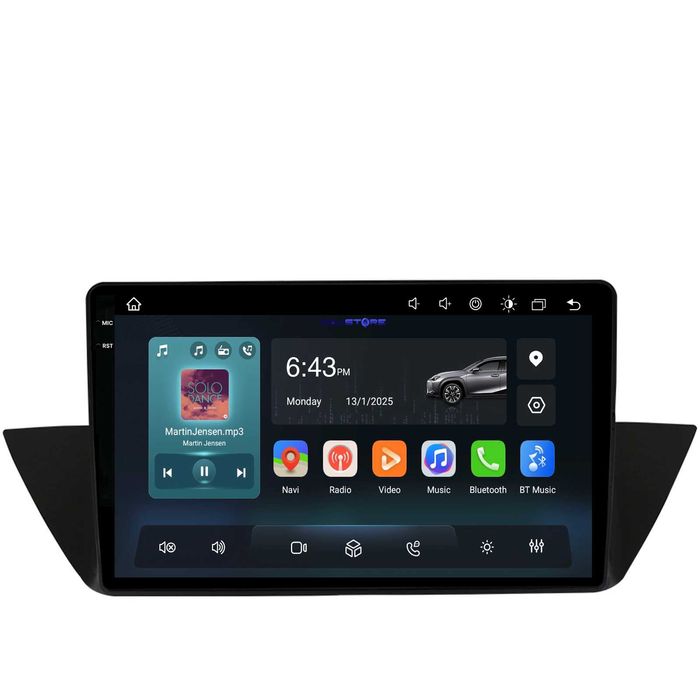 Navigatie Android Dedicata BMW X1 E84 (2012-2018), BT, Wi-Fi, Carplay